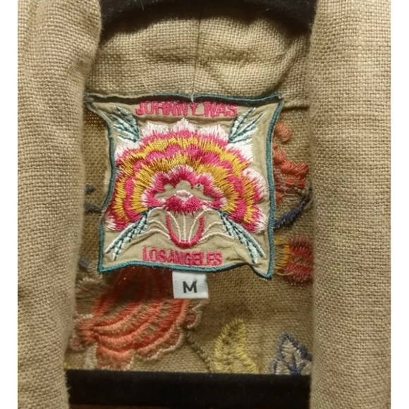 Johnny Was Tiwa Linen Coat M - Picture 4 of 8